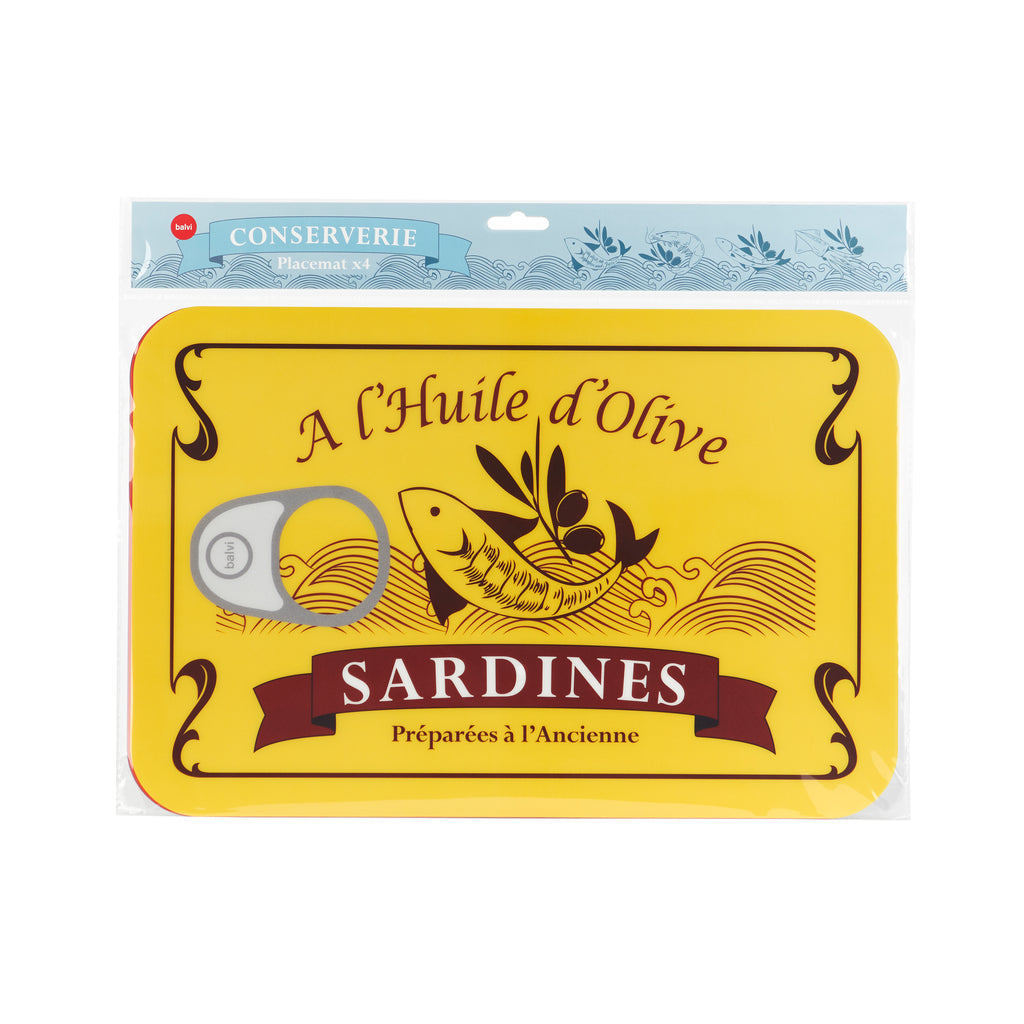 Sets de table Conserverie