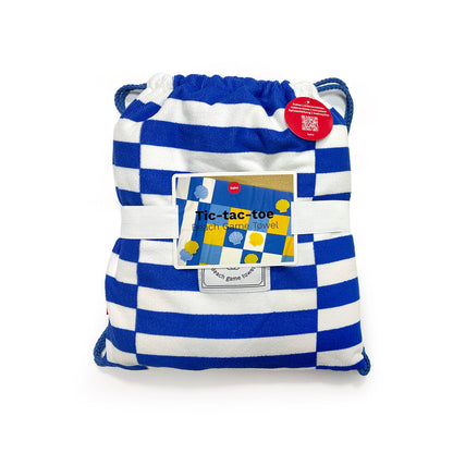 Serviette de plage et jeu Tic Tac Toe