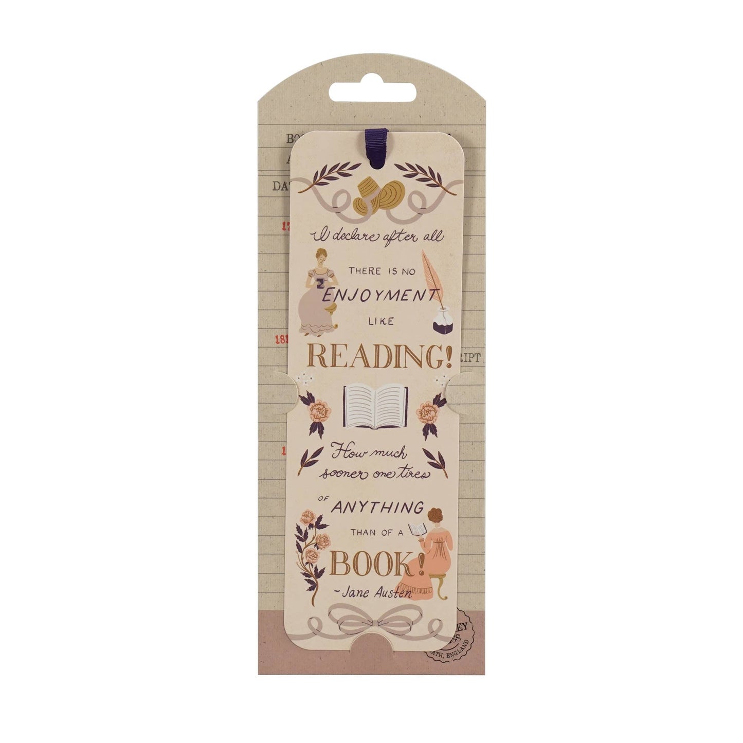 Pulteney Press Pride and Prejudice Paper Bookmark