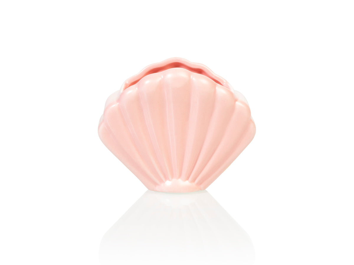 Pot de Fleur Coquillage Rose – Grand