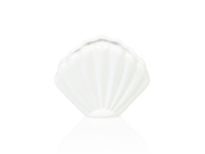 Pot de Fleur Coquillage Blanc – Petit