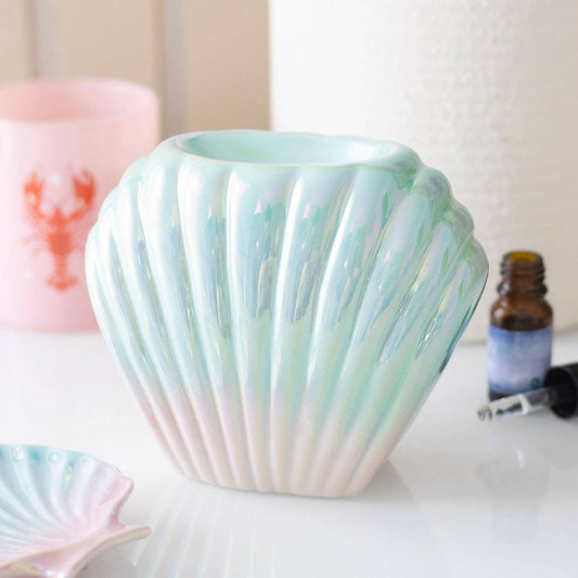 Iridescent Seashell Oil Burner