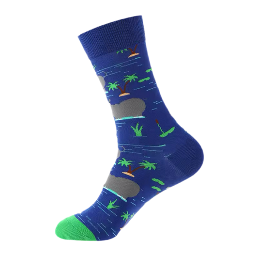 Hippopotamus Socks