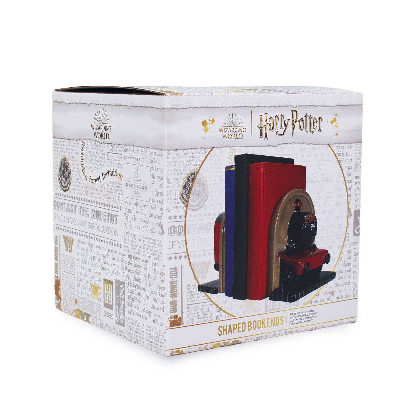 Set van 2 doosvormige boekensteunen - Harry Potter (Express)