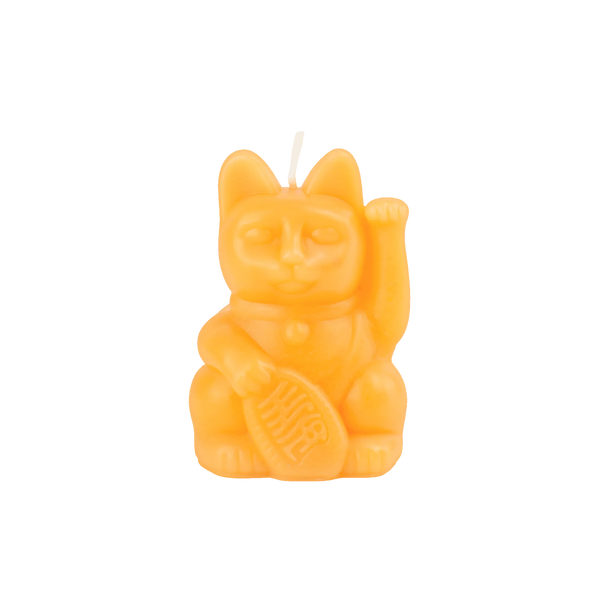 Lucky Cat Peach Candle
