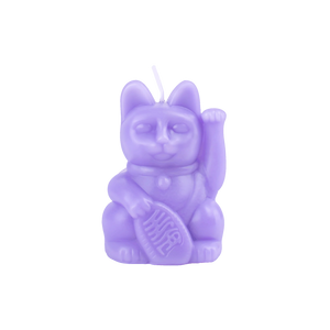 Bougie Chat Chanceux Lilas