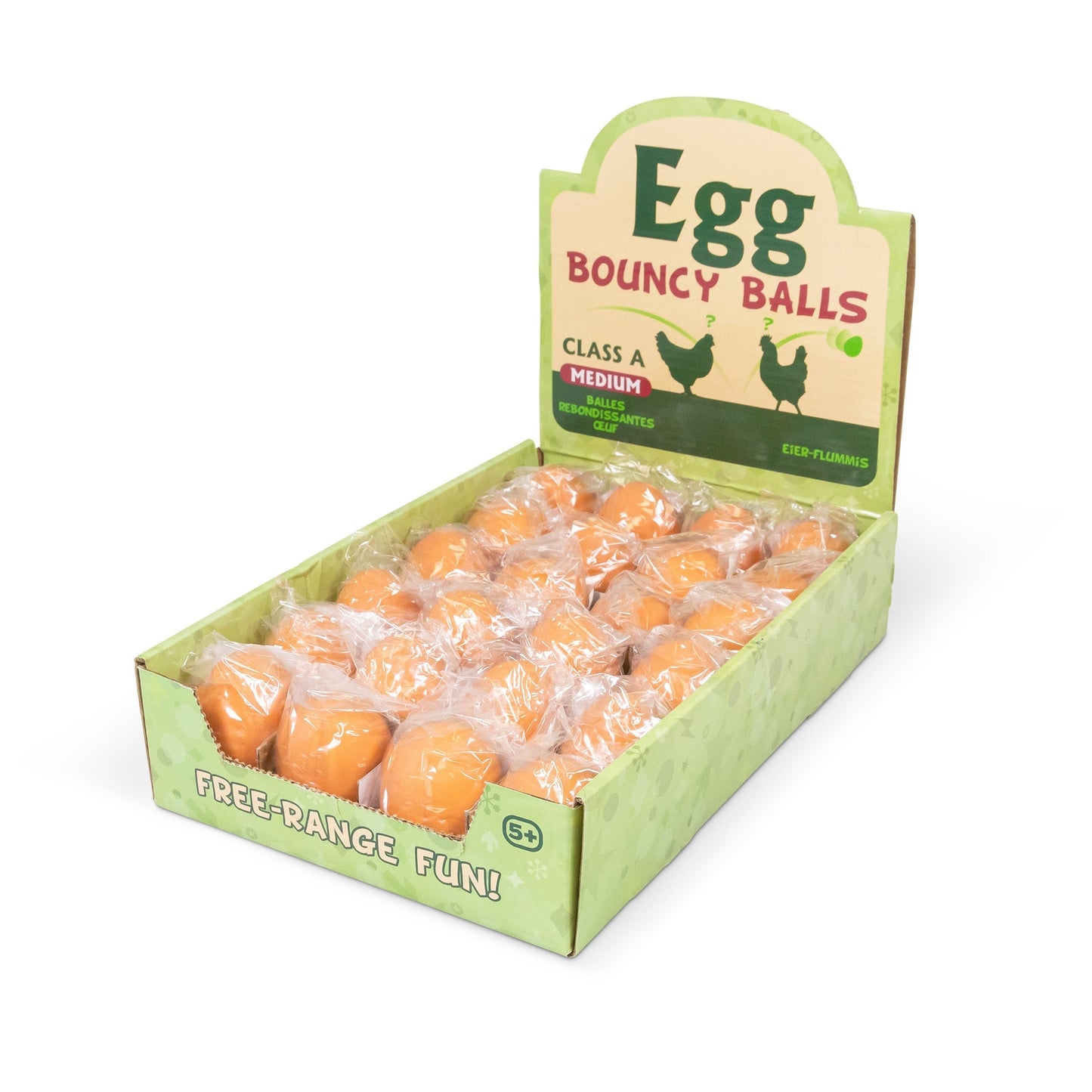 BOUNCY EGG-SHAPED BALL