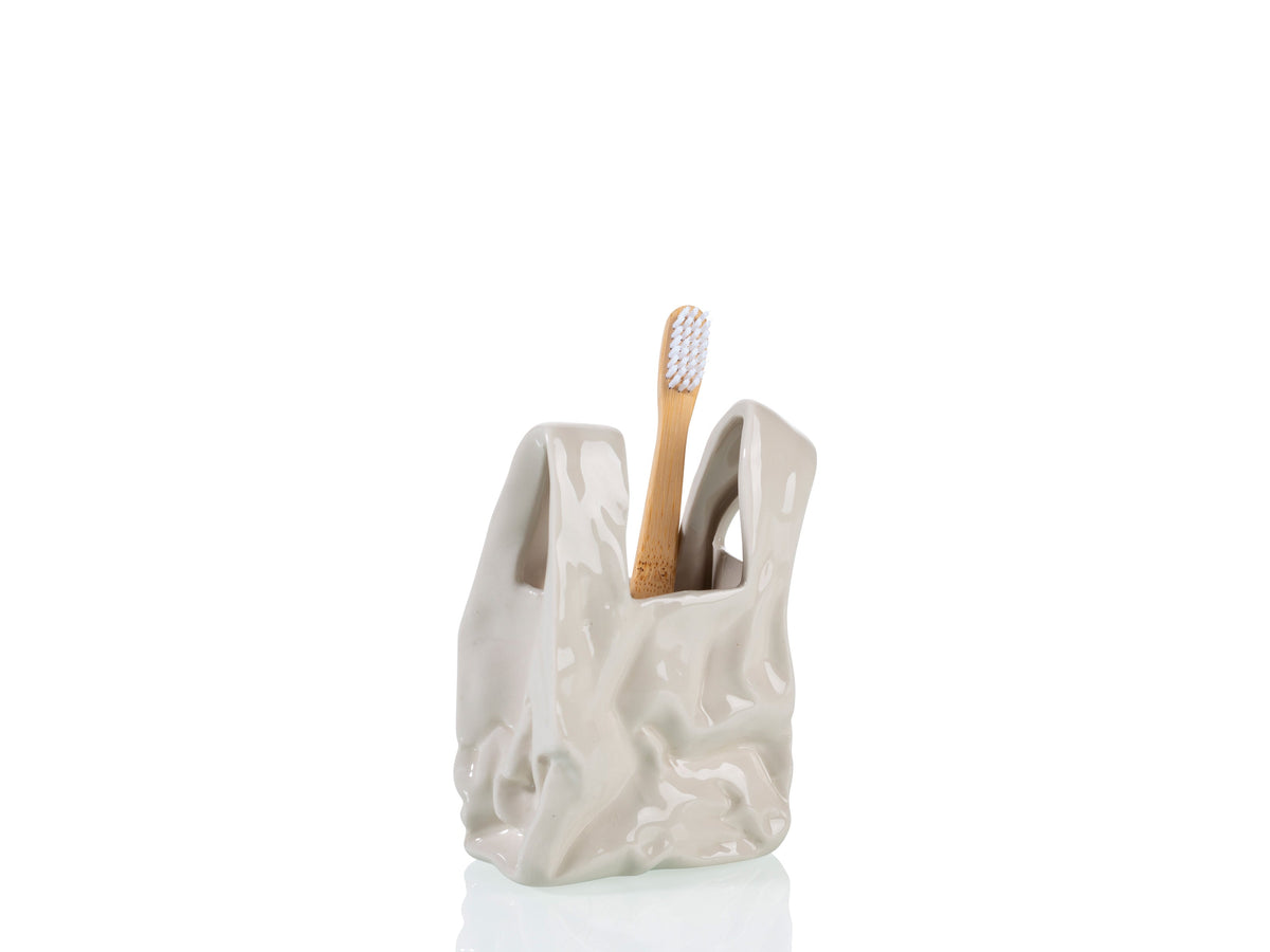 Pot de Fleur « Je ne Suis pas un Sac en Plastique ! » – Petit