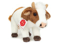 Peluche Vache Marron et Blanche – 23 cm