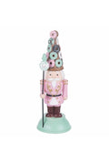 DONUT NUTCRACKER GREEN BASE 22 CM POLYRESIN - 2188099