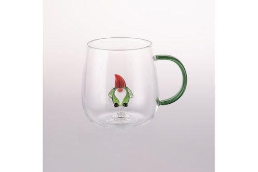 XMAS BOROSILICATE 3D GNOME MUG 450ML - 2188289