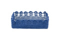 CROCHET BASKET 30.5x19x8 CM OCEAN LIGHT BLUE - 2188358