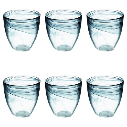 ALABASTER ROUNDED WATER GLASS 280ML BLACK - 2188561