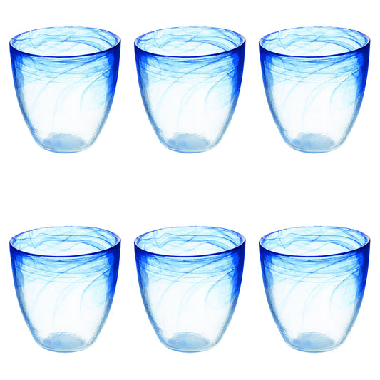 ALABASTER ROUNDED WATER GLASS 280ML COBALT BLUE - 2188563