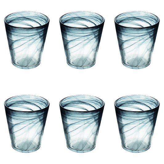 ALABASTER CONICAL WATER GLASS 250ML BLACK - 2188567