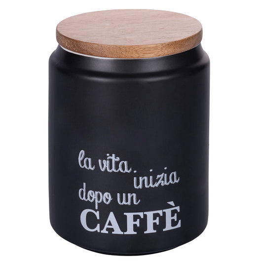 COFFEE JAR WITH BAMBOO LID # - 2190703