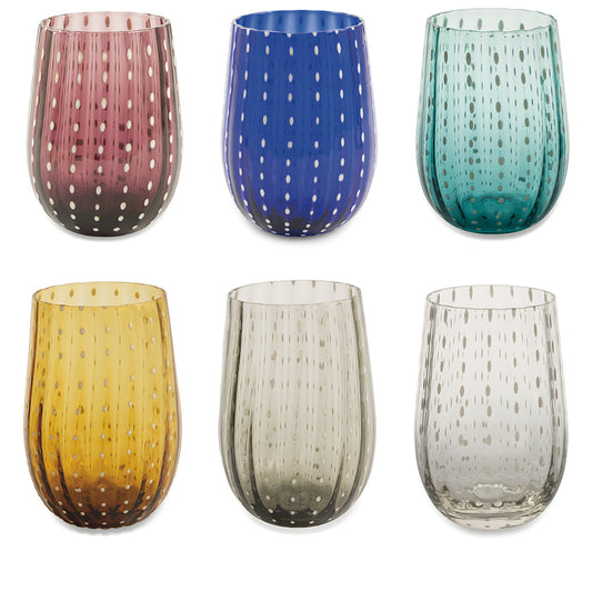 SHIRAZ SET OF 6 WATER GLASSES # - 2197744