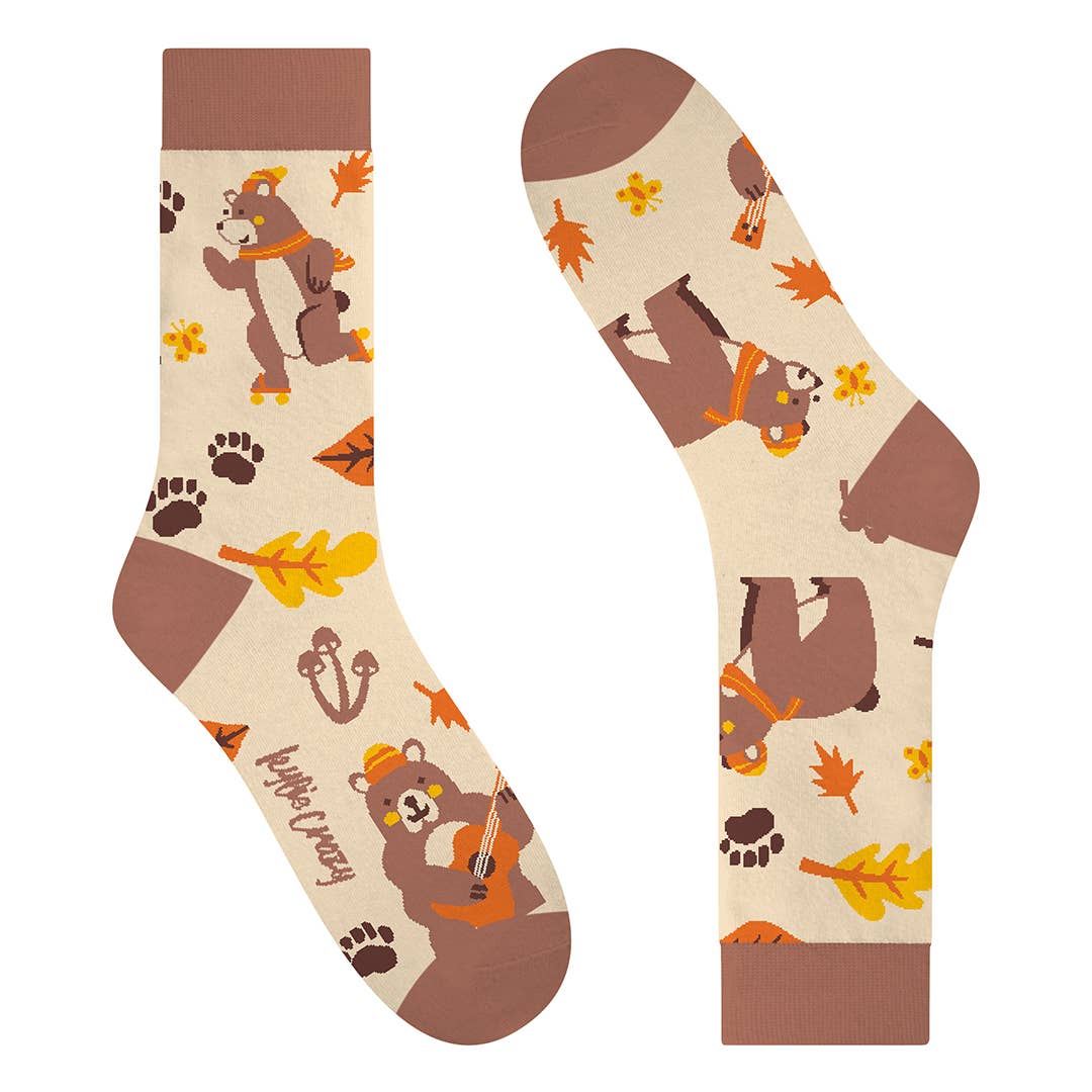 "OSITO" Bear Socks for Autumn