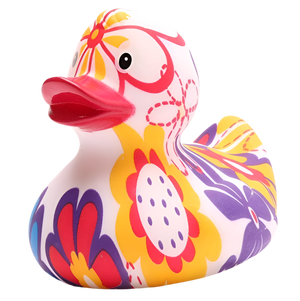 Klassieke Flower Power-eend