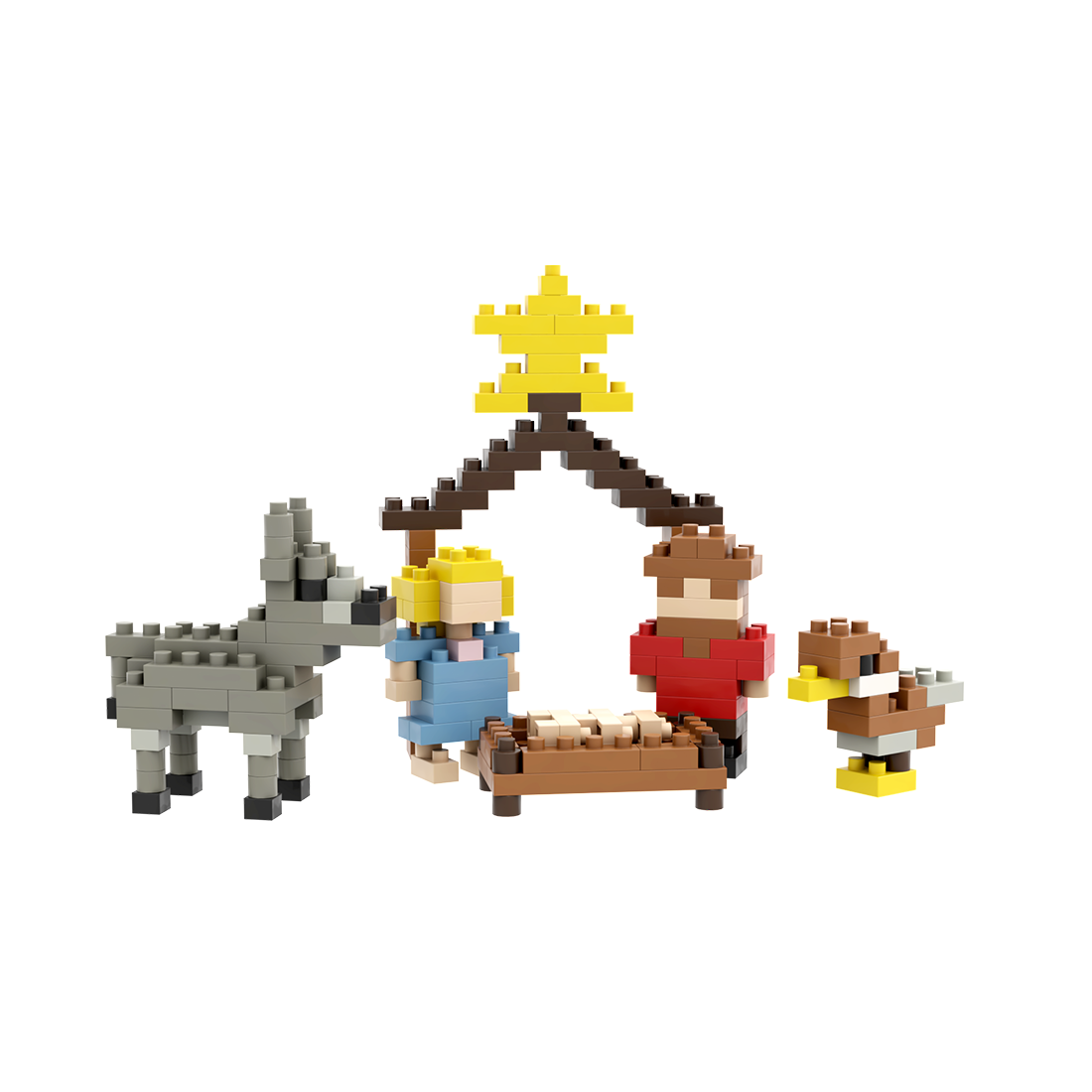 BRIXIES Postcard Nativity Scene