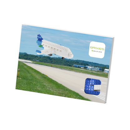 BRIXIES Postcard Airplane