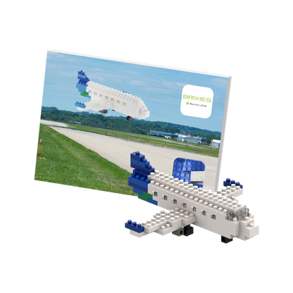BRIXIES Postcard Airplane