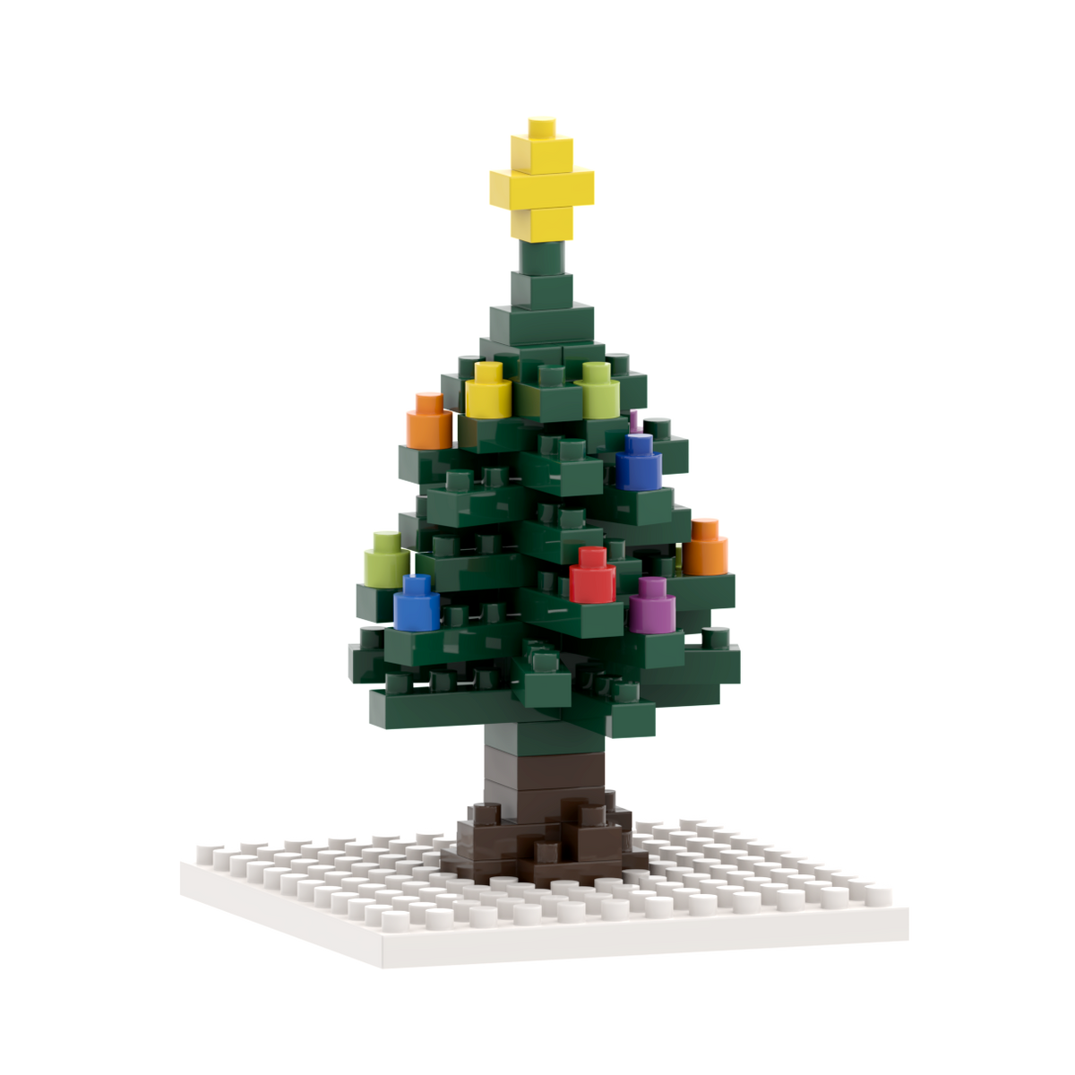 BRIXIES Postcard Christmas Tree