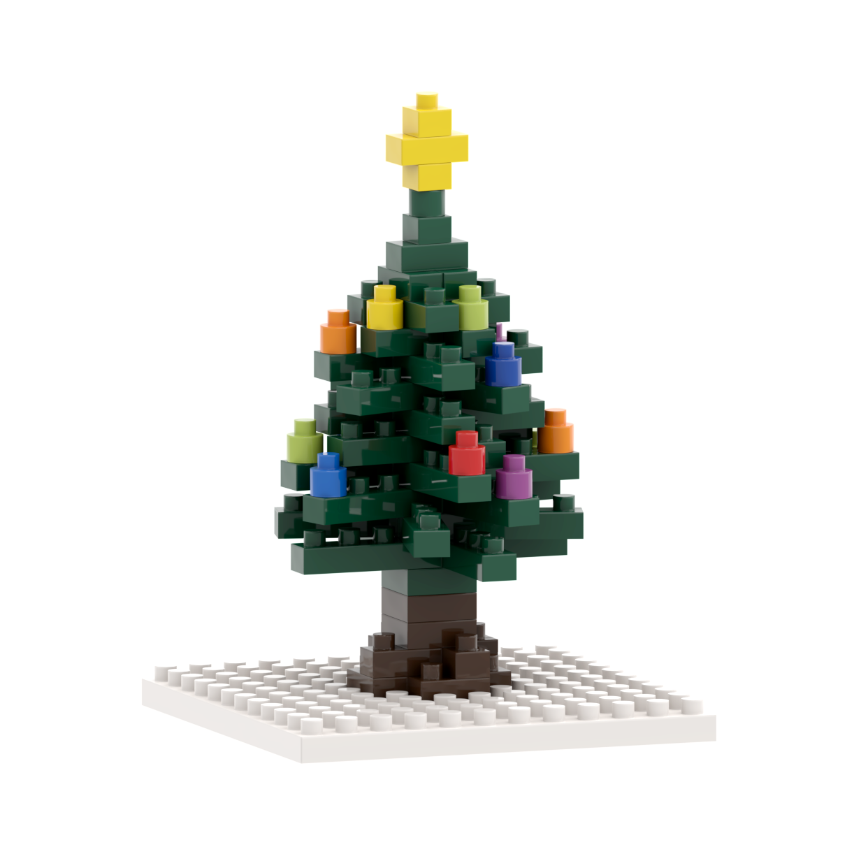 BRIXIES Postcard Christmas Tree