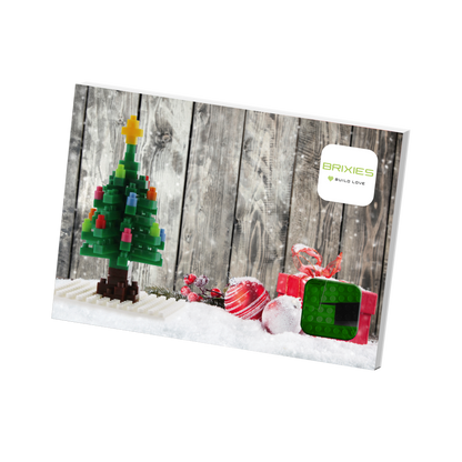 BRIXIES Postcard Christmas Tree