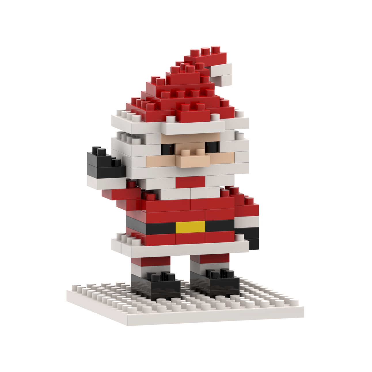 BRIXIES Postcard Santa Claus