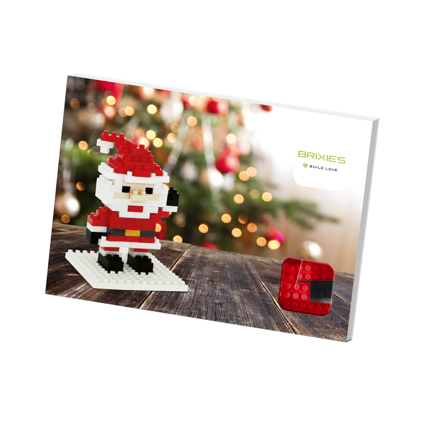 BRIXIES Postcard Santa Claus