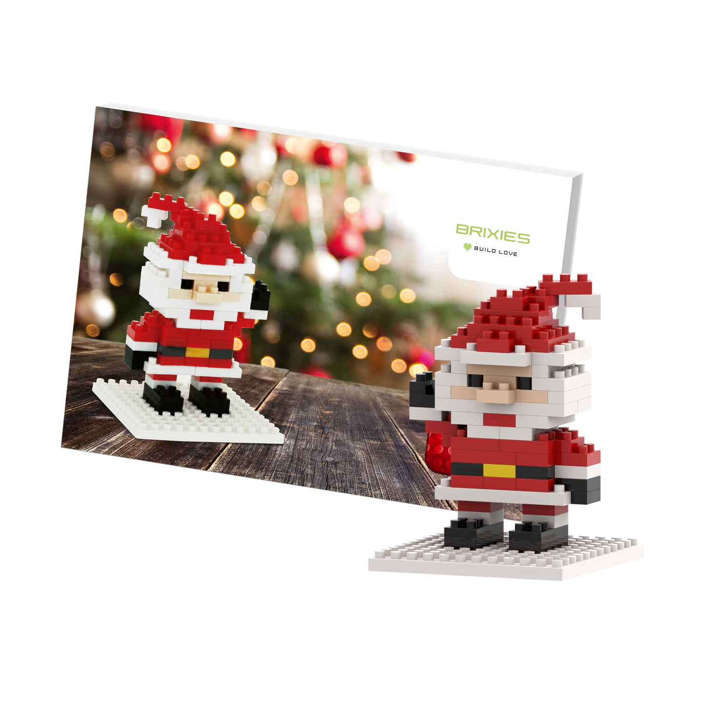 BRIXIES Postcard Santa Claus