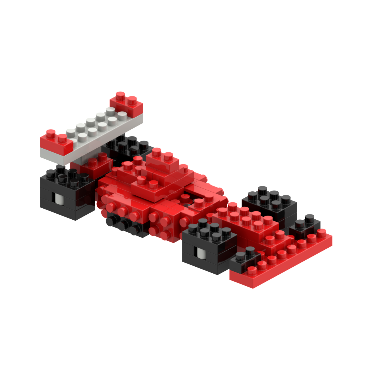 BRIXIES Postcard Racing Car