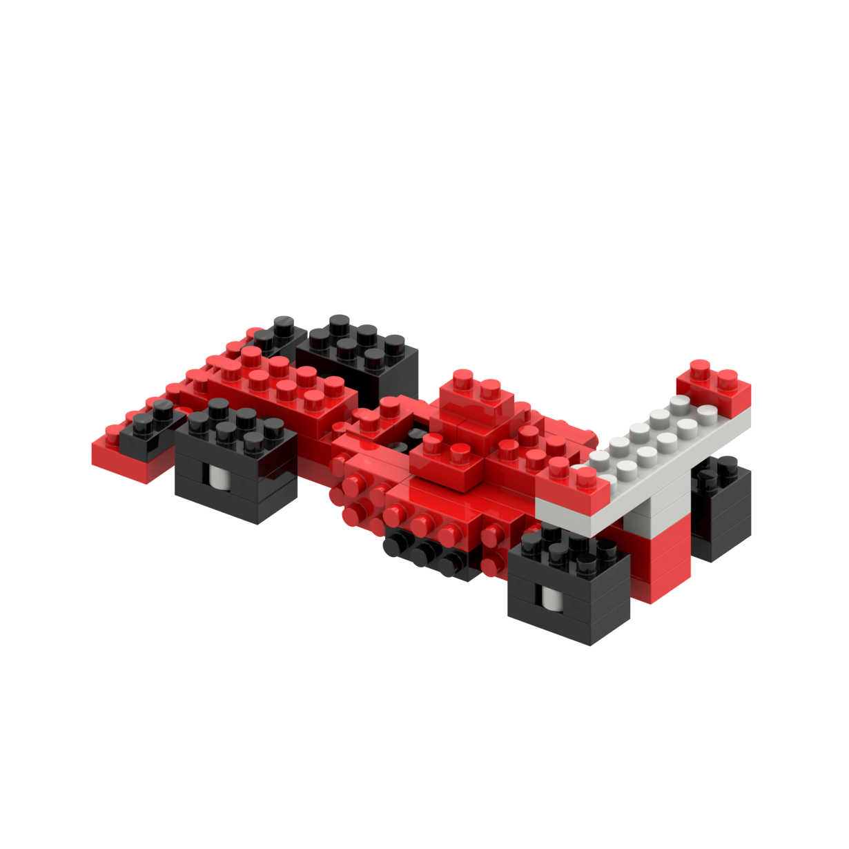 BRIXIES Postcard Racing Car
