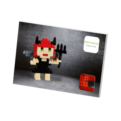 BRIXIES Postcard Devil