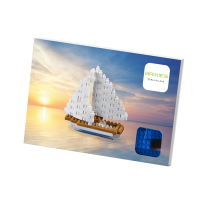 BRIXIES Postcard Sailing Ship