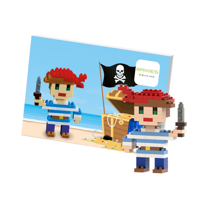 BRIXIES Pirate Postcard