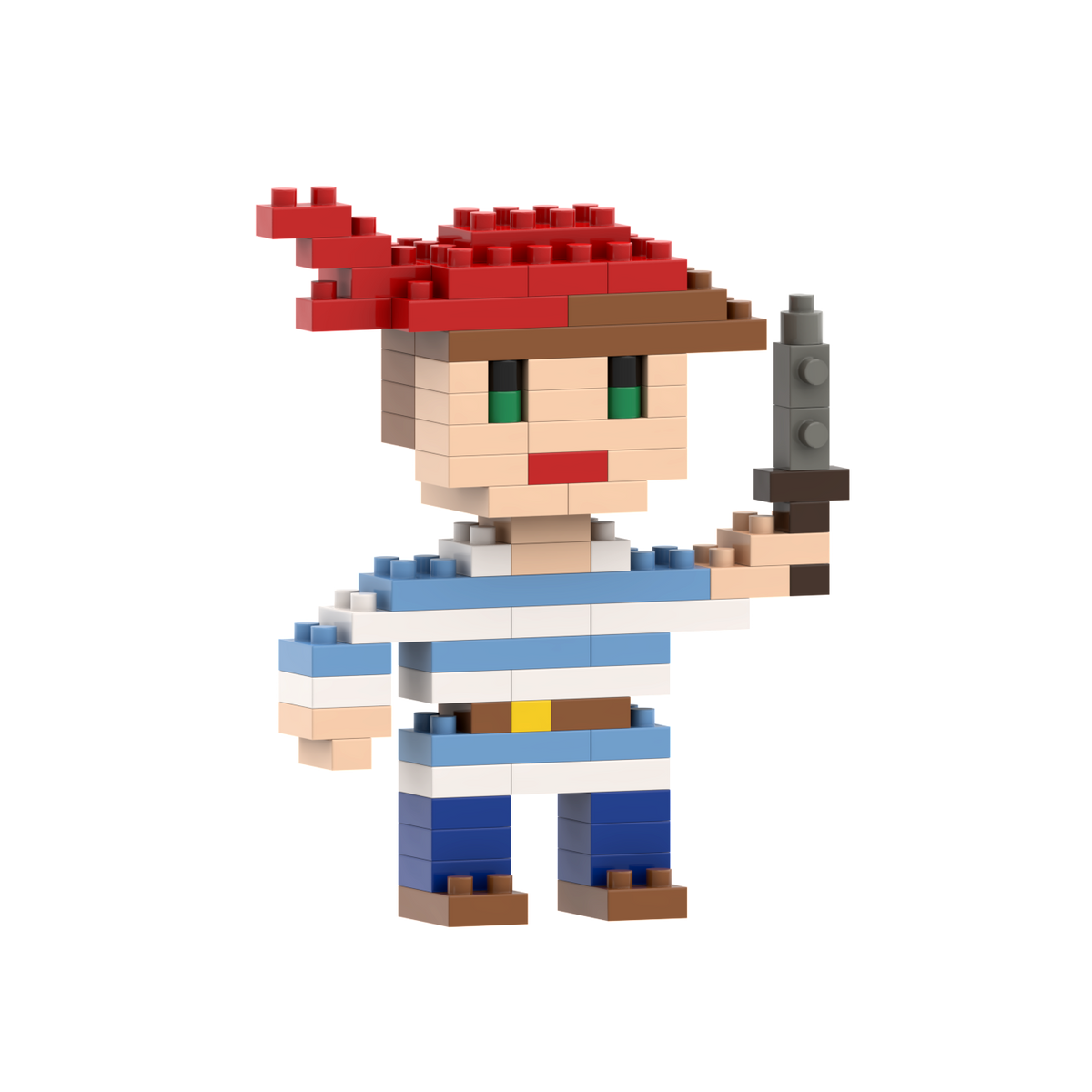 BRIXIES Pirate Postcard