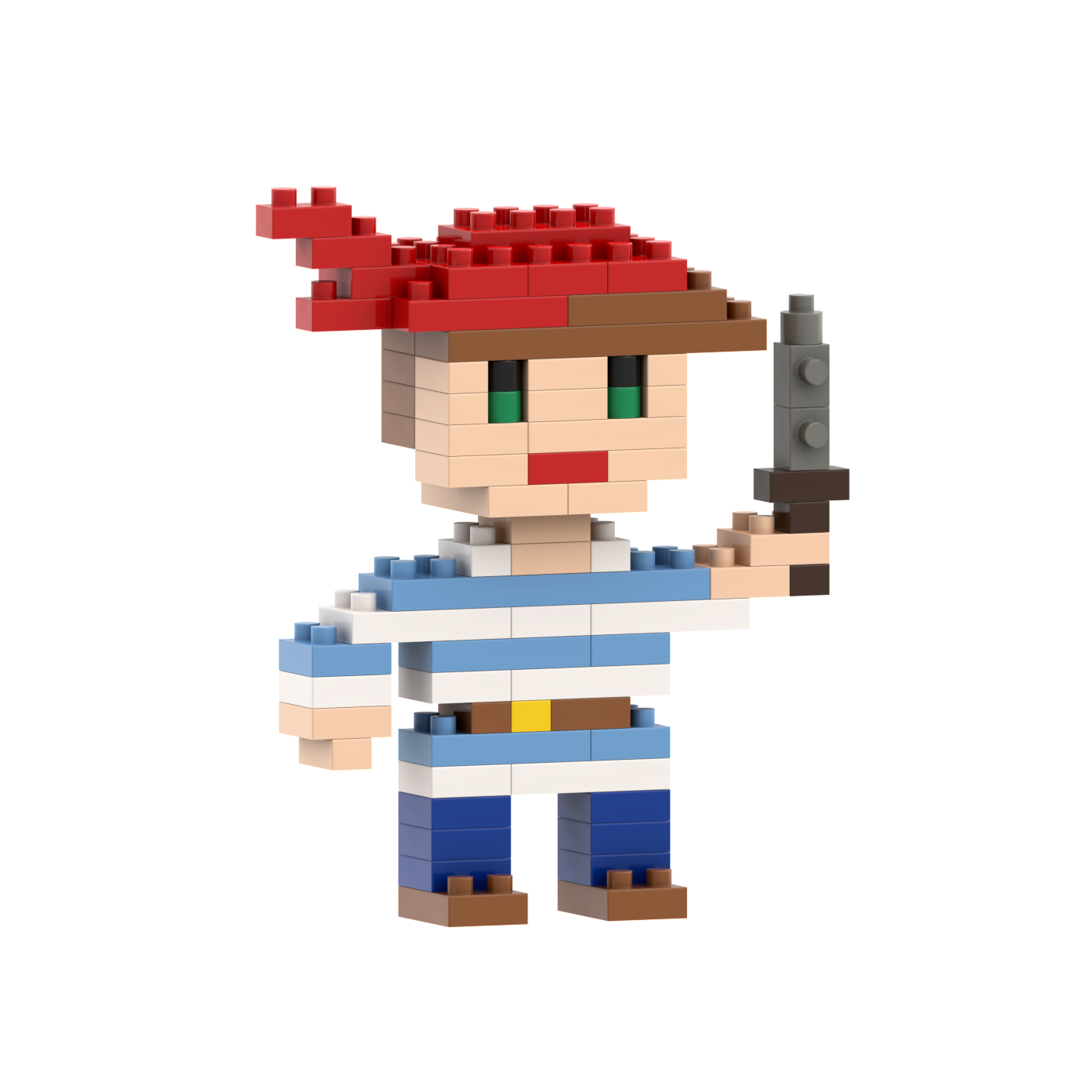 BRIXIES Pirate Postcard