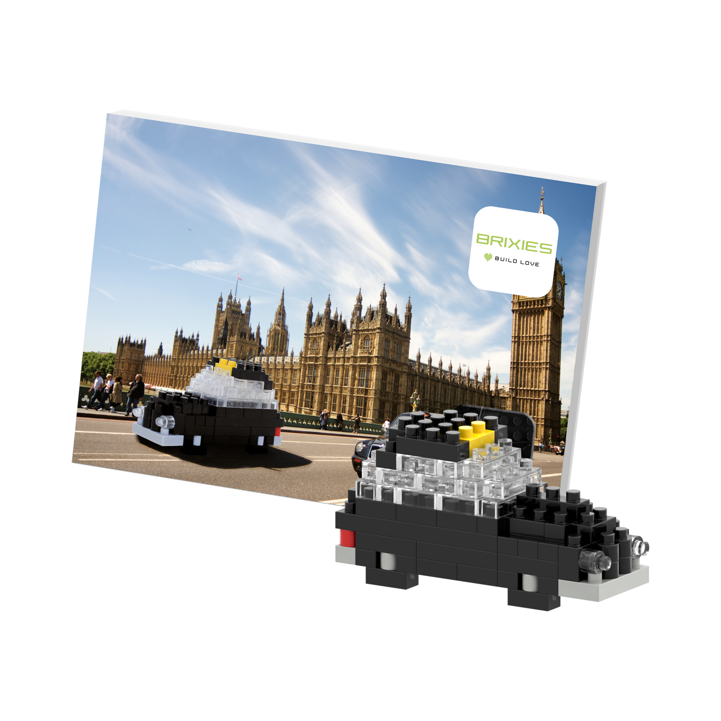 BRIXIES Postkarte London Taxi