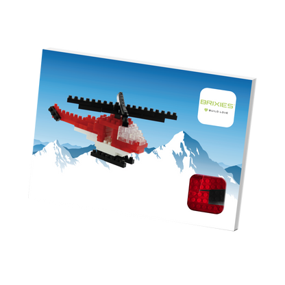 BRIXIES Postcard Helicopter