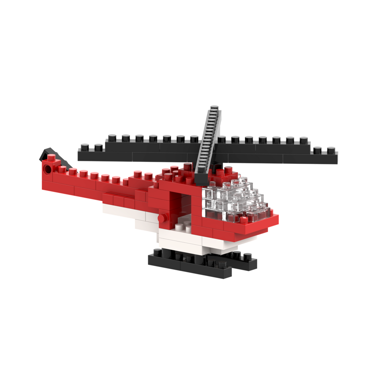 BRIXIES Postcard Helicopter