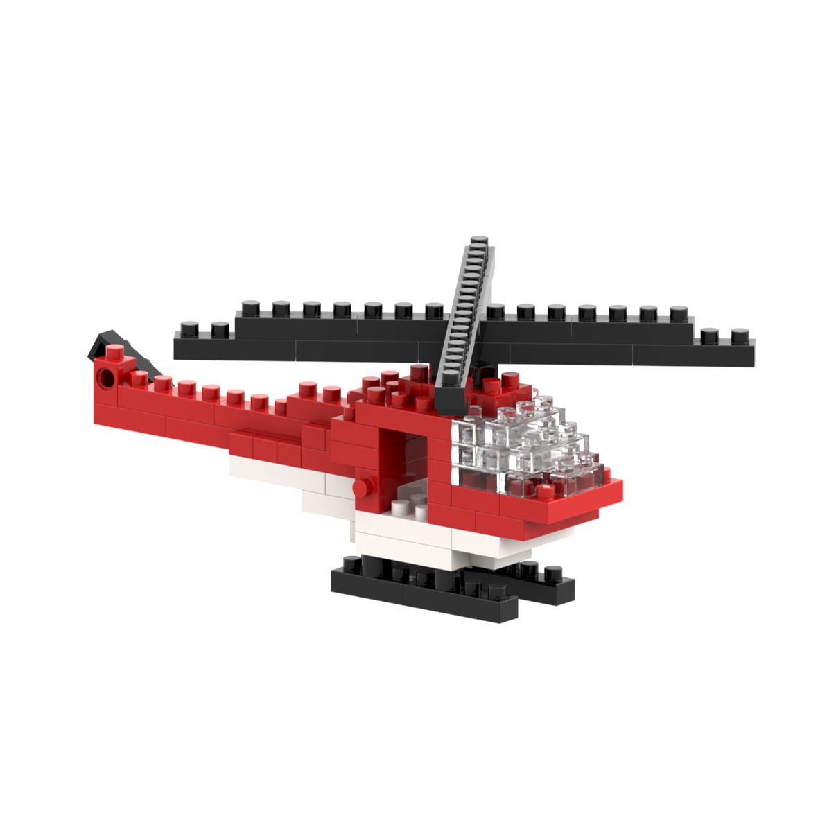 BRIXIES Postcard Helicopter