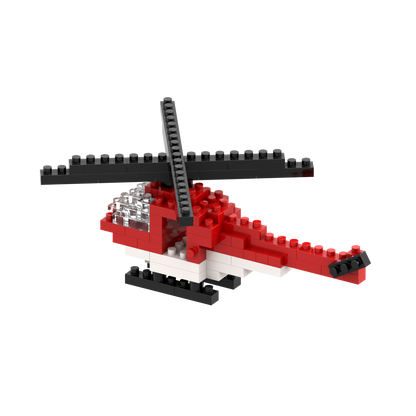 BRIXIES Postcard Helicopter