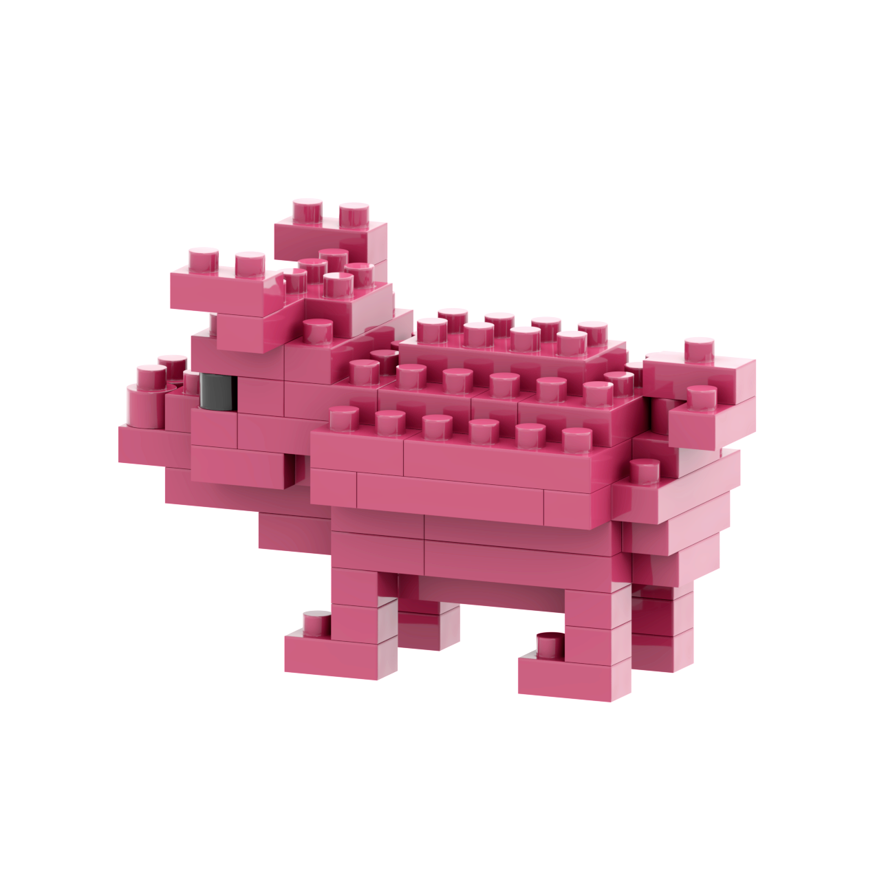 BRIXIES Postcard Lucky Pig