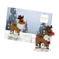 BRIXIES Postkarte Rentier