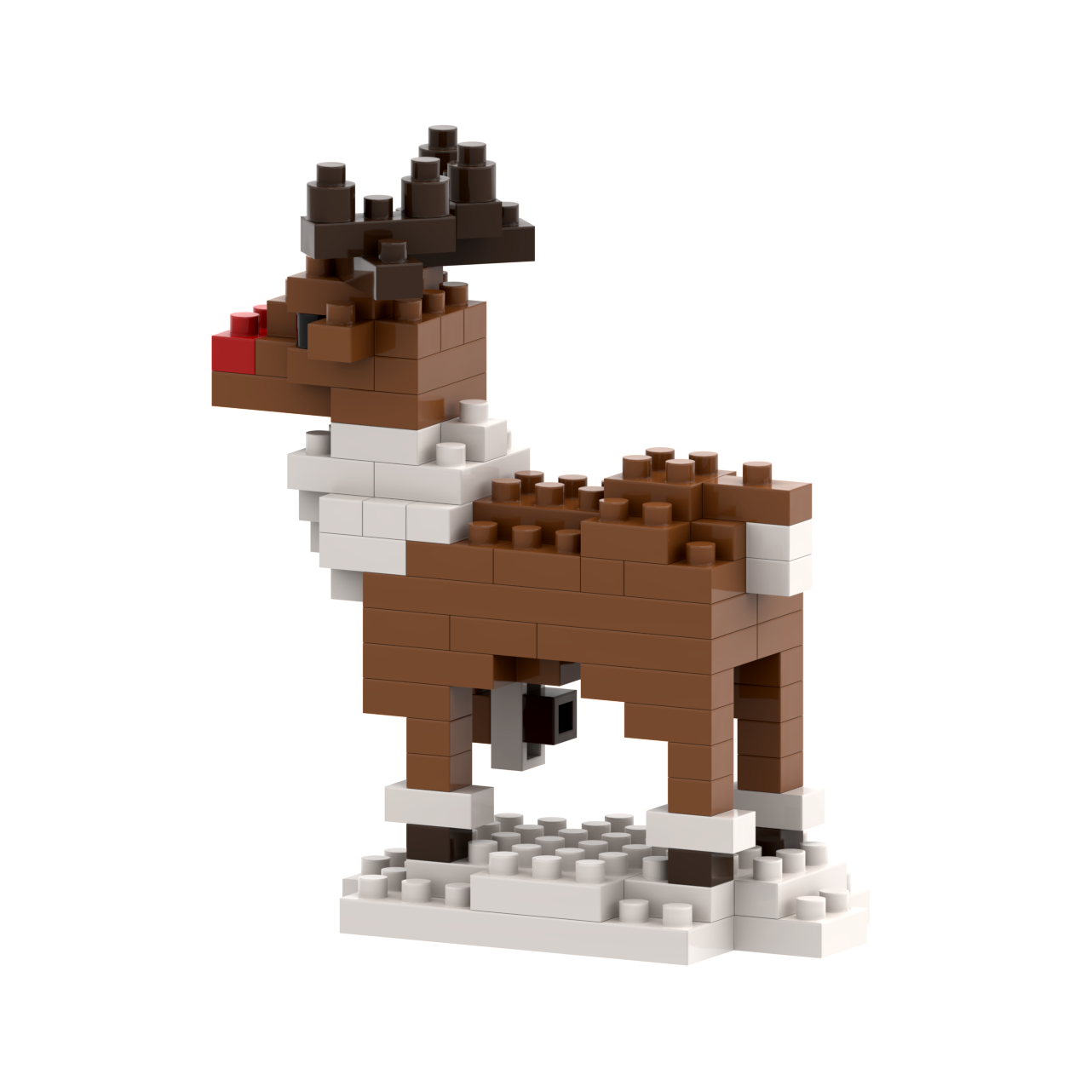 BRIXIES Postcard Reindeer