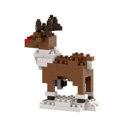 BRIXIES Postcard Reindeer