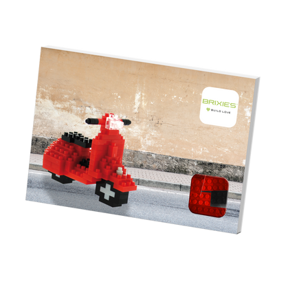 BRIXIES Scooter Postcard