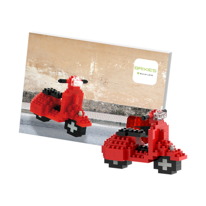 BRIXIES Scooter Postcard
